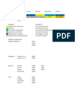 Horario VIII