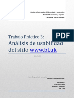 Analisis de Usabilidad Del Sitio WWW - Bl.uk PDF