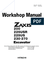 Workshop Manual of ZX 200-225-230-270 Class