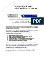 Migración de Roles FMSO de Active Directory Desde Windows Server 2008 R2 a 2012 R2