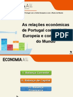 As Relações Económicas de Portugal Com A União Europeia e Com o Resto Do Mundo