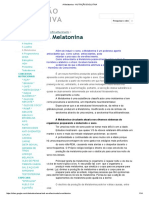 A Melatonina - NUTRIÇÃO EVOLUTIVA PDF