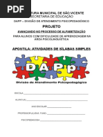 Apostila 2 Ano Para Alunos Com Dific de Aprendizagem