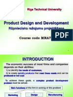 Riga Technical University Product Design Course