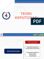 TEORI KEPUTUSAN