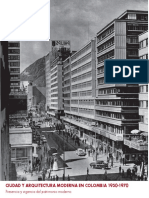 Ciudad y Arquitectura Moderna en Colombia 1950 1970