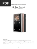 Download X1II User Manual by sirkarl76 SN329434049 doc pdf