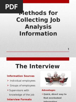 Job Analysis