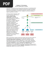 Cell Signaling Notes | PDF | Cell Signaling | Signal Transduction