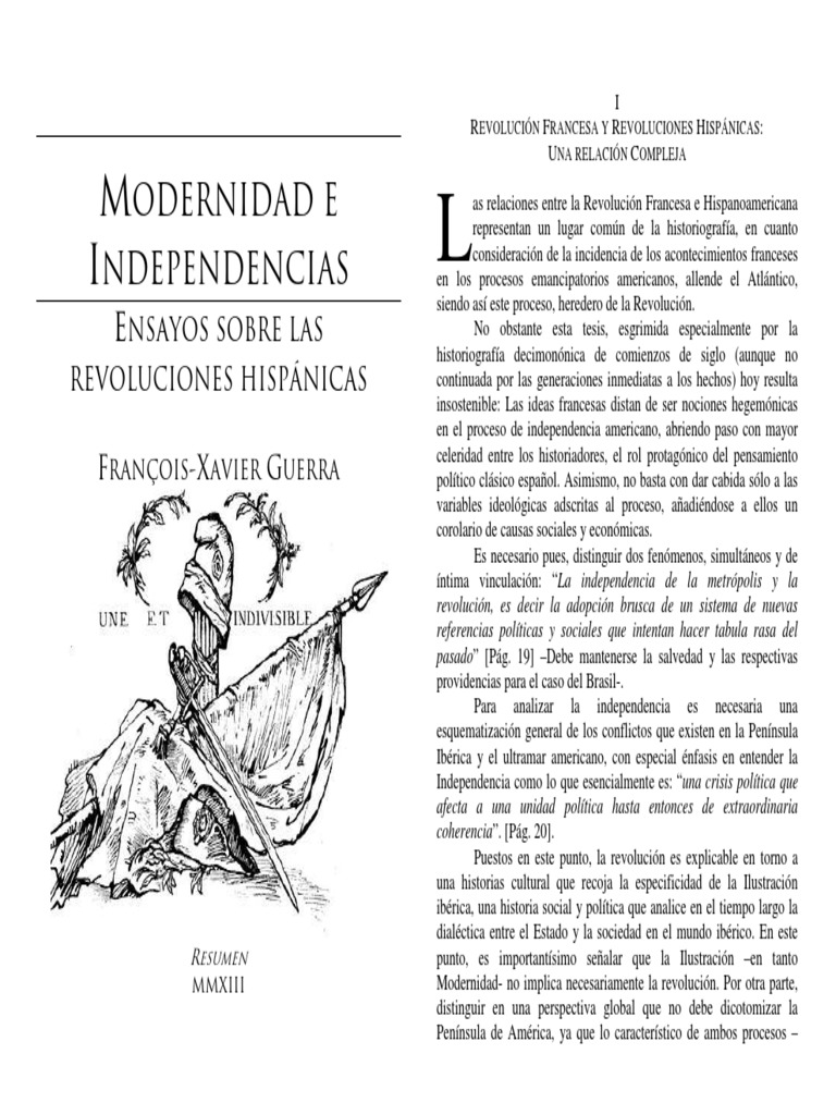 Resumen Modernidad e Independencias - F.