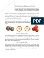 Penyebab Sifat Hantar Listrik Larutan Elektrolit