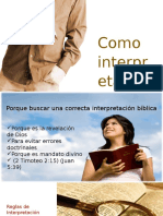 Conferencia Como interprestar la biblia.ppt