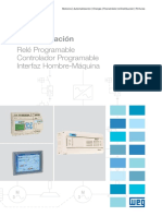 WEG Rele Programable Clic 02 Controlador Programable TP 03 y Interfaz Hombre Maquina 50029483 Catalogo Espanol PDF