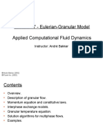 Eulerian Granular Model