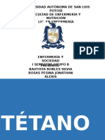 Tetanos - HISTORIA NATURAL
