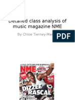 Detailed Class Analysis of Music Magazine NME: by Chloe Tierney-Martin