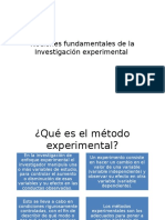 Nociones Fundamentales de La Investigación Experimental