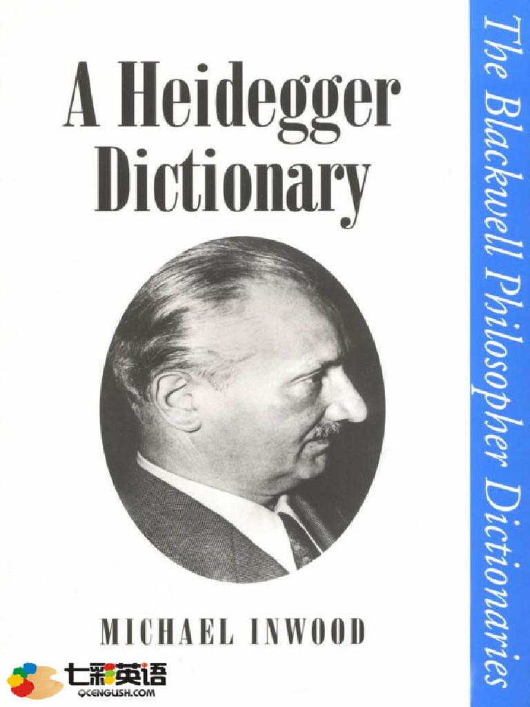 Inwood Michael A Heidegger Dictionary Blackwell, 1999 PDF
