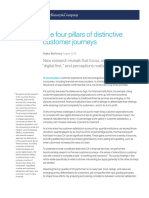 The Four Pillars of Distinctive Customer Journeys