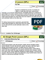 A3 Single Point Lesson Measuring Tape and Fraction