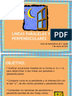 Paralelas y Perpendiculares