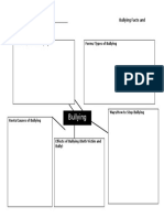 Research Graphic Organinzer - Problems With Bullies