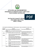 Pormortem Matematik PT3 2014