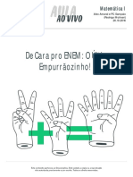 Aulaaovivo Matematica1 de Cara Pro Enem Ultimo Empurraozinho 20-10-2016