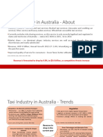 Taxi Industry Australia - Trends 2016