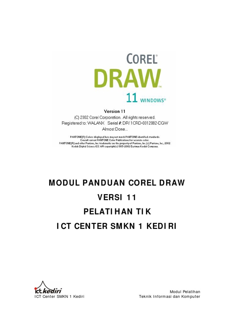 Modul Corel Draw 11 PDF | PDF