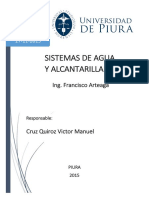 Sistemas de agua y alcantarillado