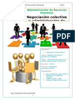 Negociacion Colectiva y Administracion de Contratos
