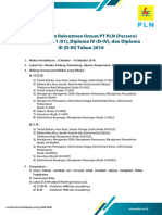 1610JF Pengumuman Rekrutmen Umum S1D3 Tahun 2016 Lokasi 7 Kota PDF