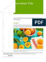 Newsletter Design