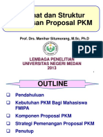 Strategi Penulisan Proposal PKM 2013 (Manihar)
