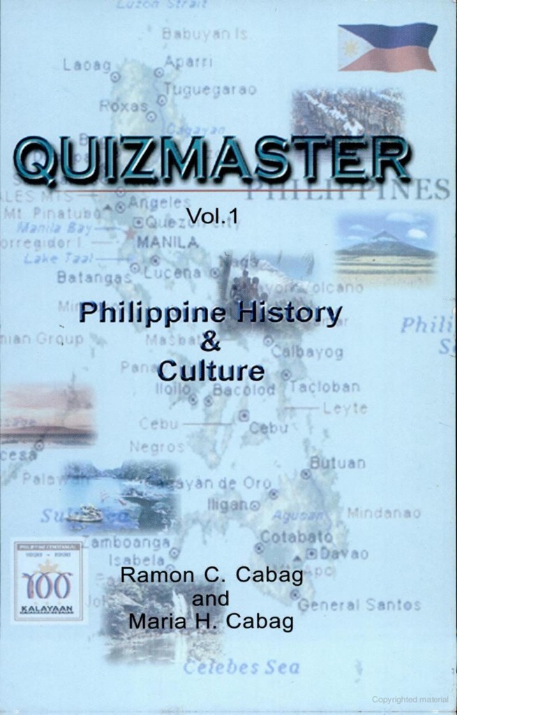 Philippine History Super Quiz Bee Reviewer by Quizmaster PDF
