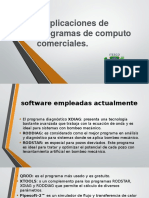 3.2 Aplicaciones de Programas de Computo Comerciales