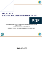 Ppt 1.2. Skl Ki Kd & Strategi Implementasi Kurikulum 2013