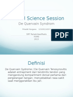 CSS de Quervain Syndrome