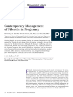Contemporary Management of Fibroids in Pregnancy
