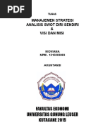 Analisis Swot Diri Sendiri