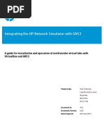 Integrating The HP Network Simulator With GNS3 v.0.5 PDF