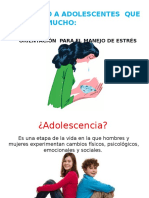 Orientación Para El Manejo de Estrés Adolescentes