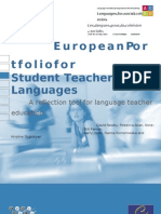 Europeanpor Tfoliofor Student Teachers of Languages: A Reflection Tool For Language Teacher Education