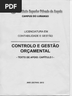 Controlo e Gestão Orçamental i