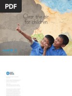Pollution de l'air et mortalité des enfants - Rapport du 30 octobre 2016 de l'Unicef