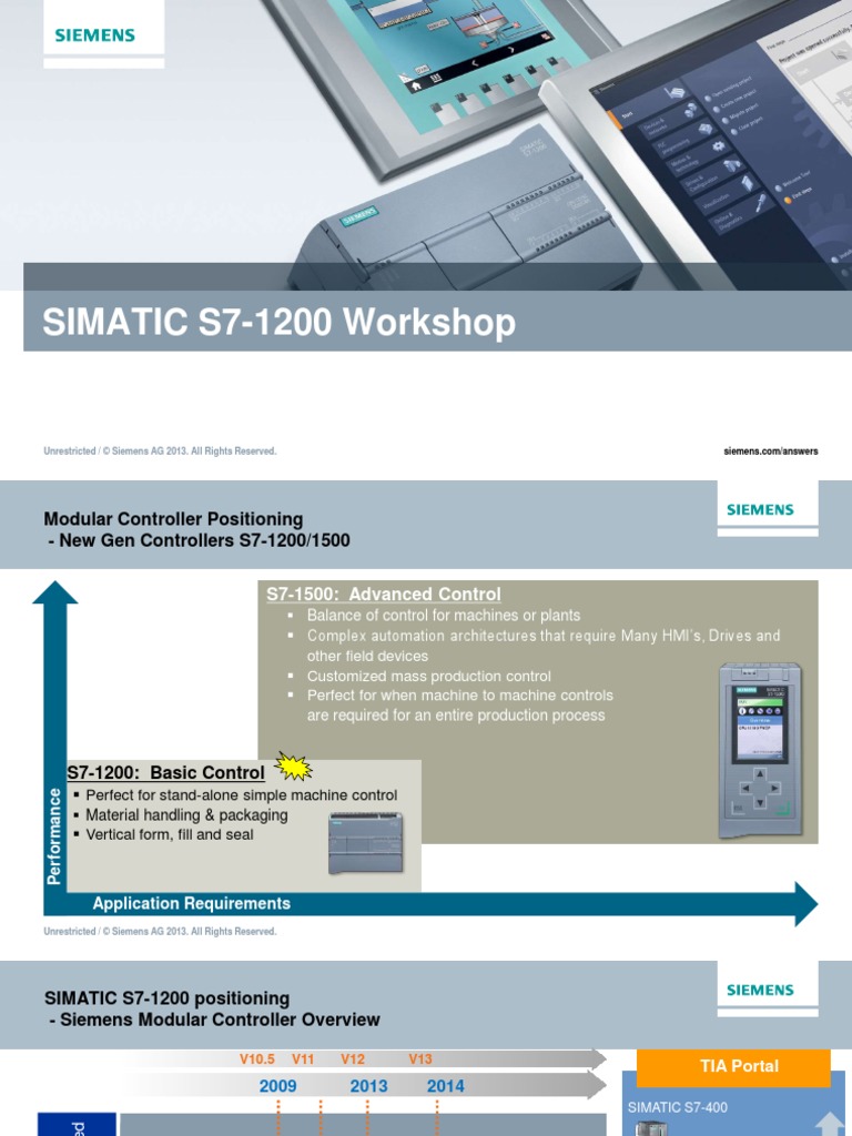 SIMATIC - S7-1200 Workshop (2016) | PDF | Programmable Logic Controller ...