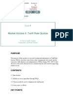 Tarifne Kvote-sve Sto Treba Znati STO Multilateral Trade Negotiations on Agriculture_ a Resource Manual II