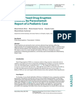 Bullous Fixed Drug Eruption Induced by Paracetamol: Report of A Pediatric Case