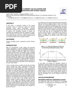 Sheath Circulating Current Calculations and Measurements of Underground Power Cables